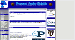 Desktop Screenshot of juniorknights.com